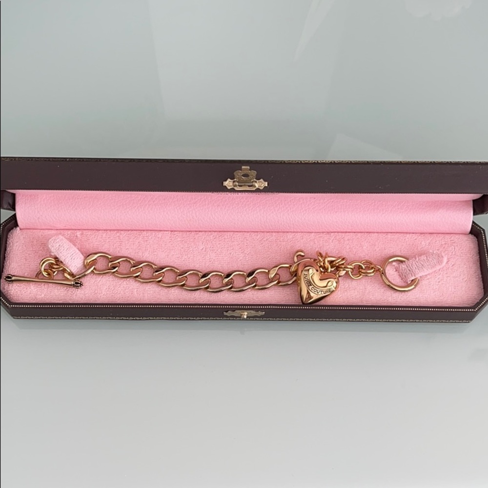 Juicy Couture charm bracelet with shoe charm